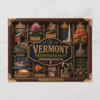 Vermont Shadow Box 3D Figuur Staat