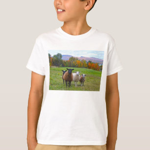 Vermont Sheep in het najaar T-shirt