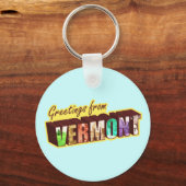 Vermont` Sleutelhanger (Voorkant)