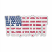 Vermont staat sticker (Voorkant)