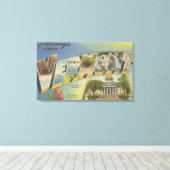 Vermont (Staatskapitaal/Bloem) - Canvas Afdruk (Insitu (Houten vloer))