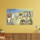 Vermont (Staatskapitaal/Bloem) - Canvas Afdruk (Insitu (Woonkamer))