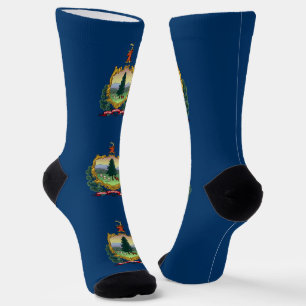 Vermont Staatsvlag Sokken