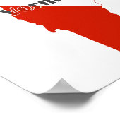 Vermont State Dive Flag Poster (Hoek)