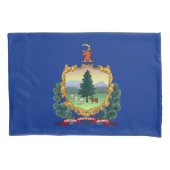 Vermont State Flag Print Patriot Kussensloop (Voorkant)