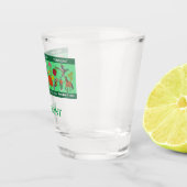 Vermont State Herdenking Shot Glass Shot Glas (Rechts)