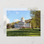 Vermont State House Briefkaart (Voorkant / Achterkant)