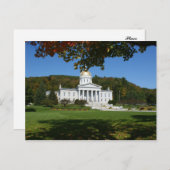 Vermont State House Briefkaart (Voorkant / Achterkant)
