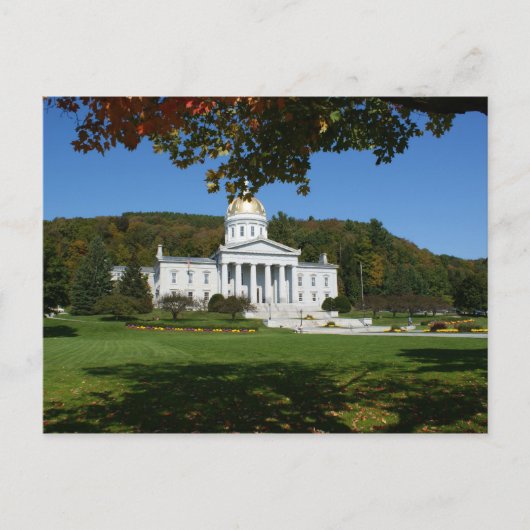 Vermont State House Briefkaart (Voorkant)