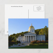 Vermont State House, Montpelier Briefkaart (Voorkant / Achterkant)