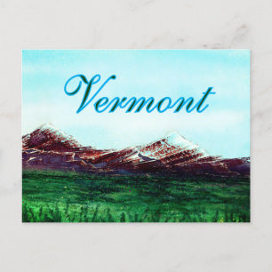 Vermont State Kleuren Briefkaart
