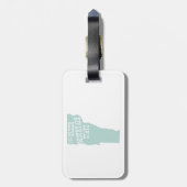 Vermont State Motto Slogan Bagagelabel (Achterkant verticaal)