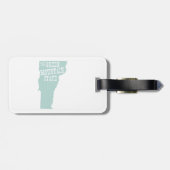 Vermont State Motto Slogan Bagagelabel (Achterkant horizontaal)