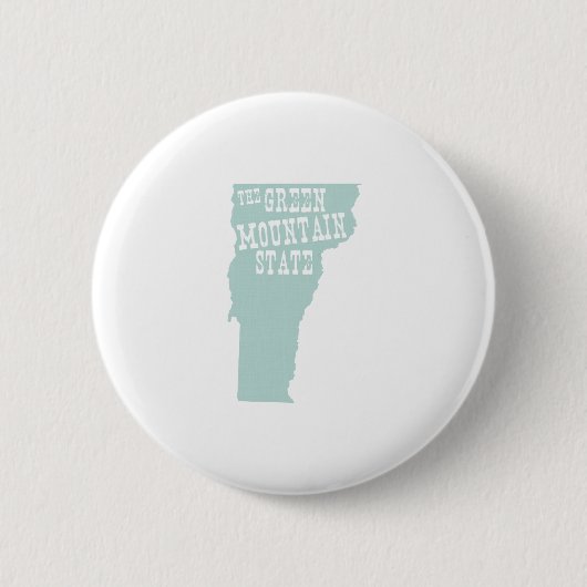Vermont State Motto Slogan Ronde Button 5,7 Cm (Voorkant)