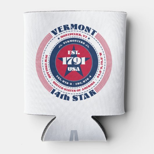 Vermont State Pride Monogram Glacière (Devant)