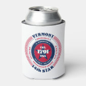 Vermont State Pride Monogram Koeler (Blikje Voorkant)
