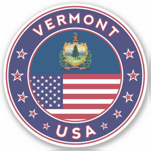 Vermont Sticker (Voorkant)