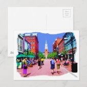 Vermont Street Painting Briefkaart (Voorkant / Achterkant)