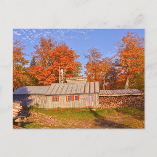 Vermont Sugar House Briefkaart (Voorkant)