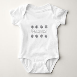 Vermont USA Logo (sneeuwvlokken) Romper