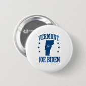 VERMONT VOOR BIDEN RONDE BUTTON 5,7 CM (Voorkant /achterkant)