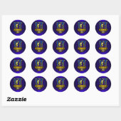Vermont (VT) Ronde Sticker (Vel)