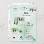 Vermont Wedding Weekend | Uitnodiging tot het opst (Voorkant / Achterkant)