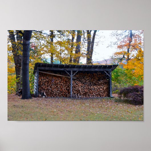 Vermont Wood Shed Poster (Voorkant)