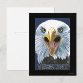 VermontEagle Up Close Briefkaart (Voorkant / Achterkant)