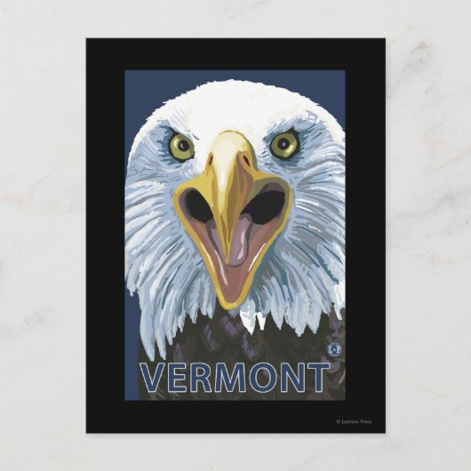 VermontEagle Up Close Briefkaart (Voorkant)
