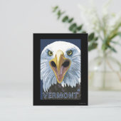VermontEagle Up Close Briefkaart (Staand voorkant)
