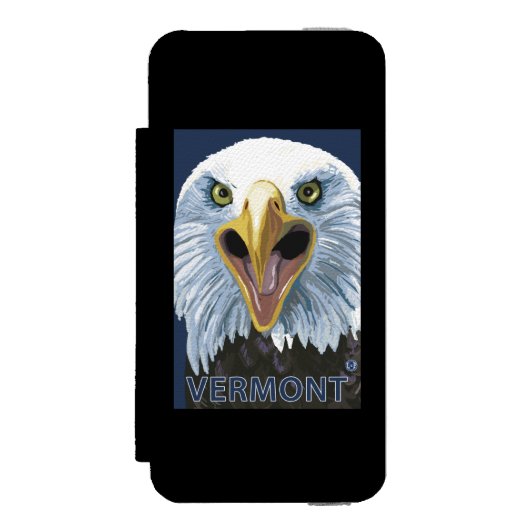 VermontEagle Up Close Incipio iPhone Portemonnee Hoesje (Voorkant Agenda)