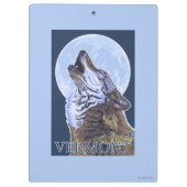 VermontHowling Wolf Klembord (Achterkant)
