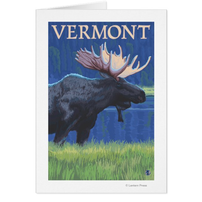 VermontMoose au clair de lune (Devant)