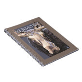 VermontMoose van dichtbij Notitieboek (Rechterzijde)