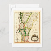 VermontPanoramic MapVermont 2 Briefkaart (Voorkant / Achterkant)