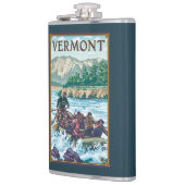 VermontRiver Rafting Scene Heupfles (Links)