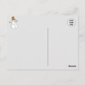 Vermont's Sneeuwwinter in B&W Briefkaart (Achterkant)