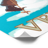 VermontSkier Carrying Skis Poster (Hoek)
