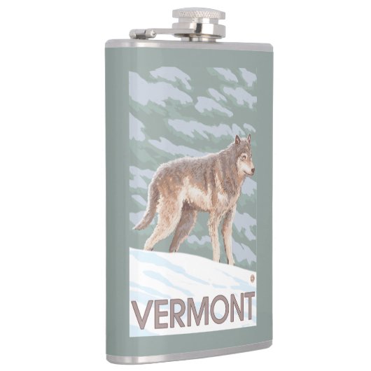 VermontWolf Scene Heupfles (Rechts)