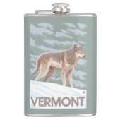 VermontWolf Scene Heupfles (Voorkant)