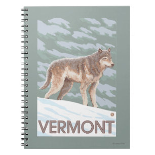 VermontWolf Scene Notitieboek