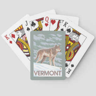 VermontWolf Scene Speelkaarten