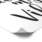 Vermoord mijn vibe niet poster (Hoek)