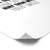 Vermoord ze met je succes. poster (Hoek)