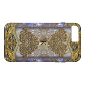 Vermothe Elegant Victoriaans Monogram Case-Mate iPhone Case (Achterkant (Horizontaal))