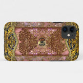 Vermothe Sombey Elegant Victoriaans Monogram Case-Mate iPhone Case (Achterkant (horizontaal))