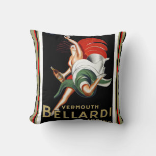 Vermouth Bellardi Art Deco Pillow Kussen