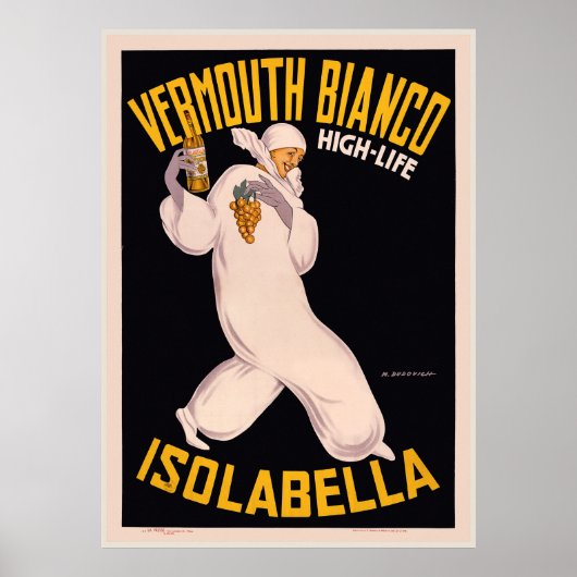 Vermouth Bianco, hoogwaardig Isolabella Poster (Voorkant)