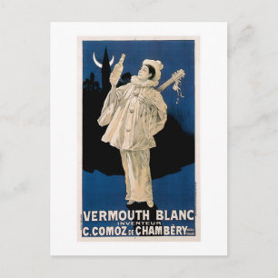 Vermouth Blanc  Drink en kunst Briefkaart